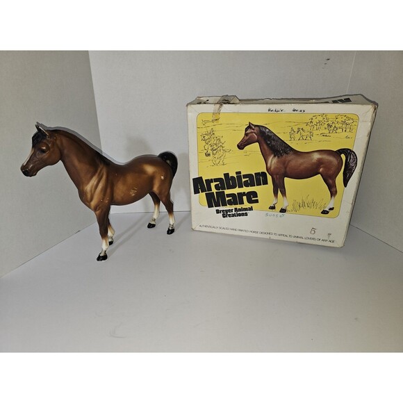 Vintage Breyer Family Arabian Mare Sheba #14 Model Horse Matte With Original Box - Picture 2 of 11